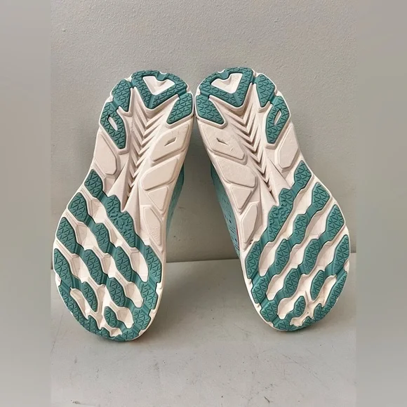 Hoka One One Clifton 8 Aqua Running Walking Sneakers Women’s Size 9.5B - Picture 5 of 6